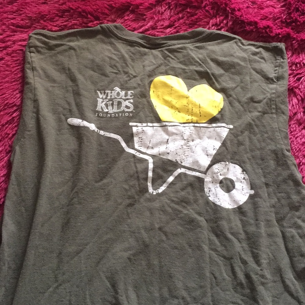 WFM Whole Kids Foundation olive green t-shirt - Picture 8 of 8